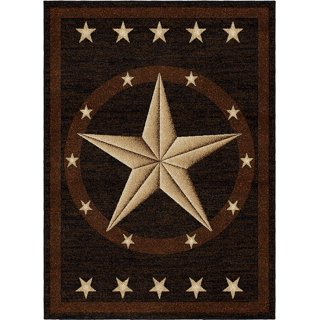 MATEKULI Long Runner Rug,Western Texas Star Vintage Style Stars on Wood Panel Print Rustic,Non-Slip Floor Carpet Hallway Doormat Entrance Door Mats