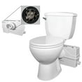 thumbnail image 4 of LIFT ASSURE * Over 1HP/800 Watts Macerating Toilet * Up-flush Pump System * American Round * DIY Basement Remodel, 4 of 7