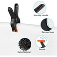 thumbnail image 2 of Backdrop Spring Clamps - 8 Pack, 4 inch Nylon Heavy Duty Clips for Background Stand, Photo Studio, Photography, Chromakey Screen, Wood Working, 2 of 5
