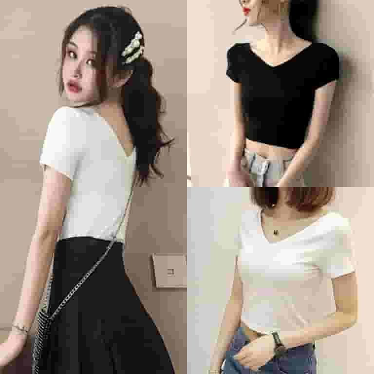 【KOOLOSET】KOREA Mesh Short Sleeve Tee KOOYET Summer Fashion Women Classic Solid Color Short Sleeve