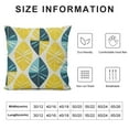 thumbnail image 5 of Awypu Boho Teal Throw Pillow Covers 18x18 Inch Spring Summer Blue Turquoise Pillow Covers Modern Geometric Decorative Pillowcase Square Cushion Cover for Couch Sofa Bedroom Indoor Patio, 5 of 5
