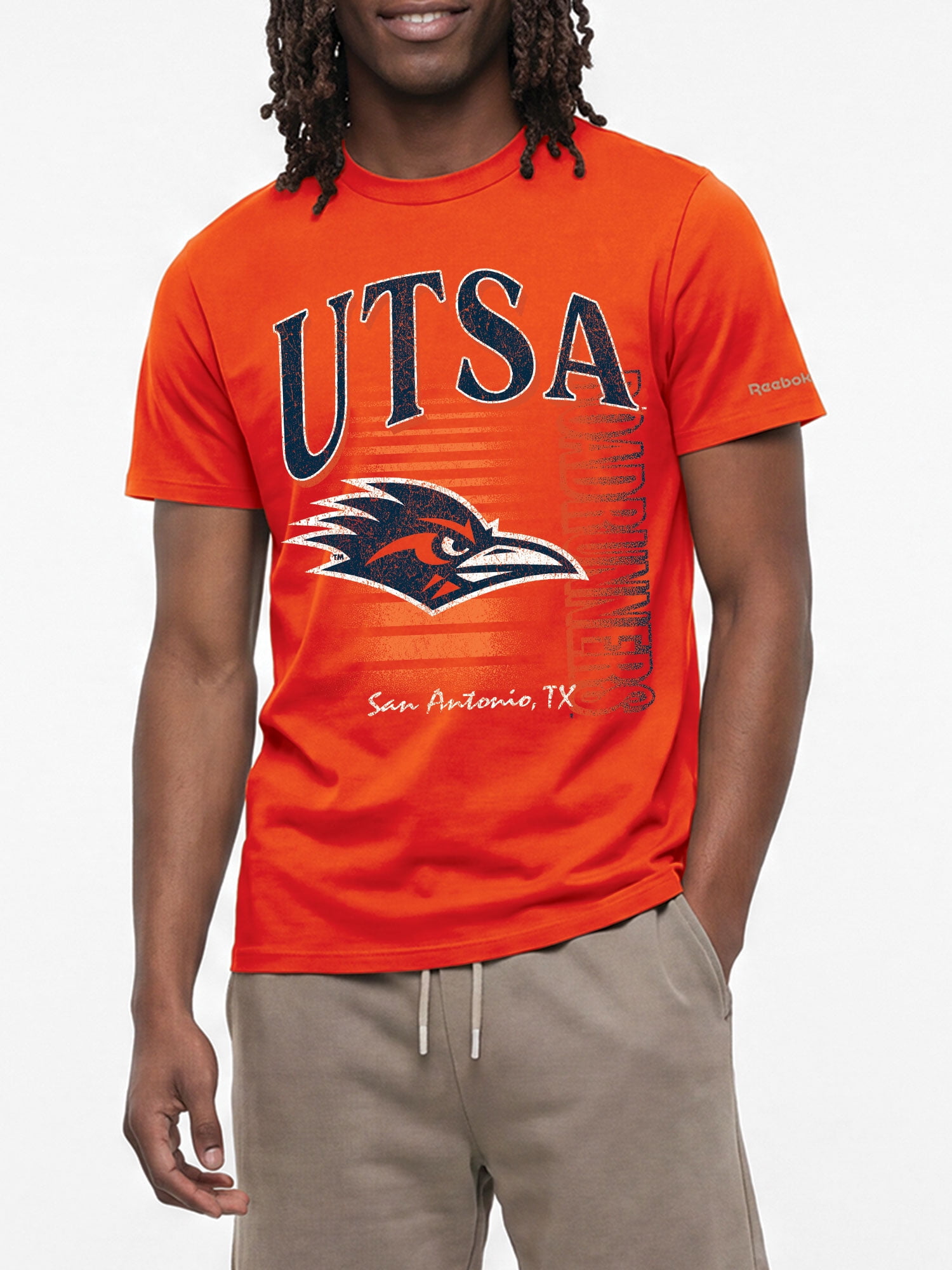 Texas San Antonio Roadrunners Reebok Mens Crew Neck Short Sleeve T-Shirt
