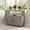 Gray, variant on Resenkos Wooden Patio Bar Table Set with Storage Space, Multiuse Buffet Cabinet Sideboard for Indoor and Outdoor Use, Gray
