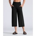 thumbnail image 4 of Dragon Fit Womens' Yoga Pants with Pockets and Tummy Control High Waist in Flare Crop, 4 of 6