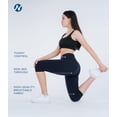 thumbnail image 3 of Nirlon 3/4 Capri Leggings For Women - High Waisted Women's Leggings Activewear, 3 of 6