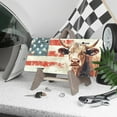 thumbnail image 3 of Bull American Flag Front License Plate, Metal License Plate, Funny Standard Plates Personalized Novelty Decorative For Men/Women/Boys/Girls Car 6×12 Inch, 3 of 6