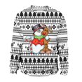 thumbnail image 3 of WILLBEST et Chandails en Molleton Hommes Automne et Hiver Tendance Décontractée Chandail Imprimé de Noël Col Rond Chandail à Capuchon, 3 of 3