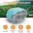 RoseDesktop Heater 220V Mini Portable Electric Ceramic Fan Heater