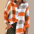 thumbnail image 2 of Clothing 2025 Super Soft Wrinkle Free Button Down Shirts for Women Formal Work Dress Blouses Tops Womens Button Down Shirts Boyfriend Long Sleeve Oversized Blouses Tops, 2 of 5