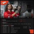 thumbnail image 2 of A-Premium Set of 4 Rear Brake Shoes Set Compatible with Honda Civic 2003-2015, Fit 2009-2013/2015-2020, Insight 2010-2014, 2 of 9