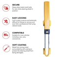 thumbnail image 4 of Heavy Duty Car Steering Wheel Locks High Security Anti Theft Hook Van Hook Crook, 4 of 5