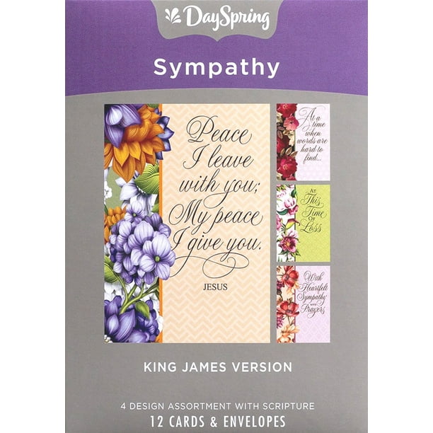 pic Christian Sympathy Cards Boxed walmart