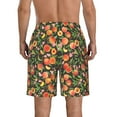 thumbnail image 3 of Yiaed Fruits Peach Print Men's Swim Trunks with Lining Quick Dry Sports Shorts Beach Shorts Boardshorts-Medium, 3 of 5