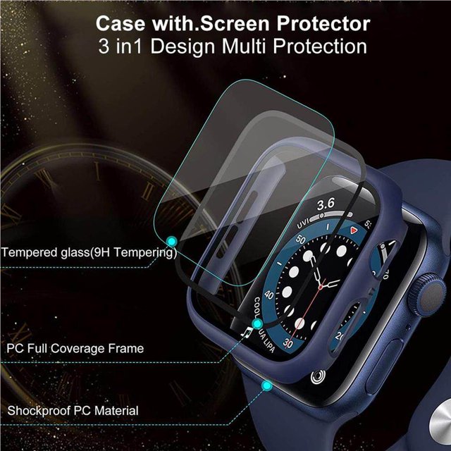 Smartwatch Screen Protector Shell Wear-resistance Cover Frame Lightweight Multi-colors Scratch-resistance Women Protector Travel Type1