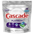 thumbnail image 3 of Cascade® Platinum™ ActionPacs™ Dishwasher Detergent Fresh Scent 16CT, 3 of 9
