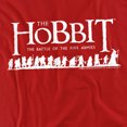 thumbnail image 2 of The Hobbit Walking Logo Women's T Shirt, Red, 2X-Large, 2 of 6