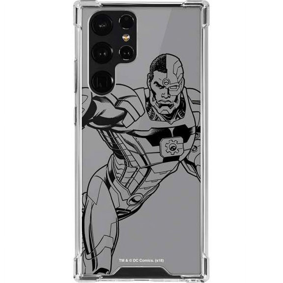 Skinit DC Comics Cyborg Comic Pop Galaxy S22 Ultra Clear Case