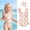 F-379Pink, variant on ZHOGXU Toddlers Kids Girls Swimwear Sleeveless Round Neck Cherry Print Comfortable Stylish Swimsuit Beachwear For Pool Beach Wear,Pink,3-4 Years
