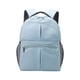thumbnail image 1 of Bolso de pañales con bolsillo lateral, impermeable, compartimento para artículos secos y húmedos, moderno. Azul, 1 of 9