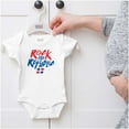 thumbnail image 5 of Dominican Pride Rock the Republic Romper Boys or Girls Infant Baby Brisco Brands NB, 5 of 6