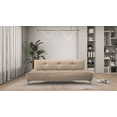 thumbnail image 2 of Sofa Cama Reclinable El Bazar Store Milo Beige Futon 3 posiciones Sala Love seat, 2 of 7