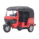 thumbnail image 2 of Modelo de triciclo a escala 1:14, figura en miniatura, estilo retro, vehículo de juguete coleccionable Rojo, 2 of 9