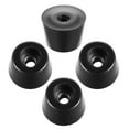 thumbnail image 5 of Uxcell 4pcs Rubber Feet Bumpers Pads with a metal washer Black 23x18x16mm, 5 of 5