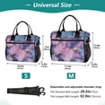 thumbnail image 4 of FORMRS Insulated Lunch Bag for Work School Unisex Large Capacity Cooler with Shoulder Strap, Watercolor Pink Marble Pattern, 4 of 6