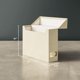 thumbnail image 2 of Caja de almacenamiento SMEAD, con tapa abatible, lino natural, color beige, 2 of 6