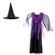 thumbnail image 5 of 1 set Kids Halloween Theme Cosplay Trajes de bruja con sombrero Vestido para niños, 5 of 5