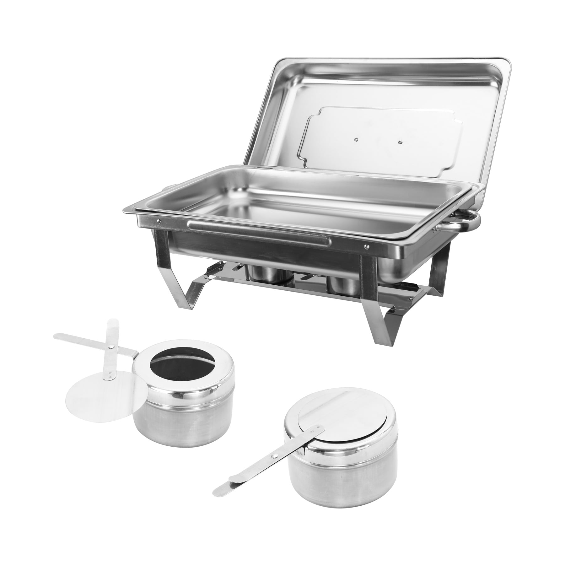 9L/8Q 2Pack Catering Pans Chafer Chafing Dish Sets  Stainless Steel Food Warmer 