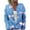 Blue, variant on Women's Plus Size Heart Pattern Sweaters Y2K Button Down Long Sleeve Knit Outerwear Cardigan Spring Valentine's Day Tops