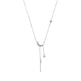 thumbnail image 5 of Collar con colgante de luna y superhada para mujer, cadena de clavícula con borlas de estrellas, luz de nicho, colgante sencillo de lujo, collar elegante, joyería, 5 of 5