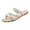 Gold, variant on Women's Sparkling Flat Slide Sandals, Elegant Summer Dressy Slippers (Size 5-11)