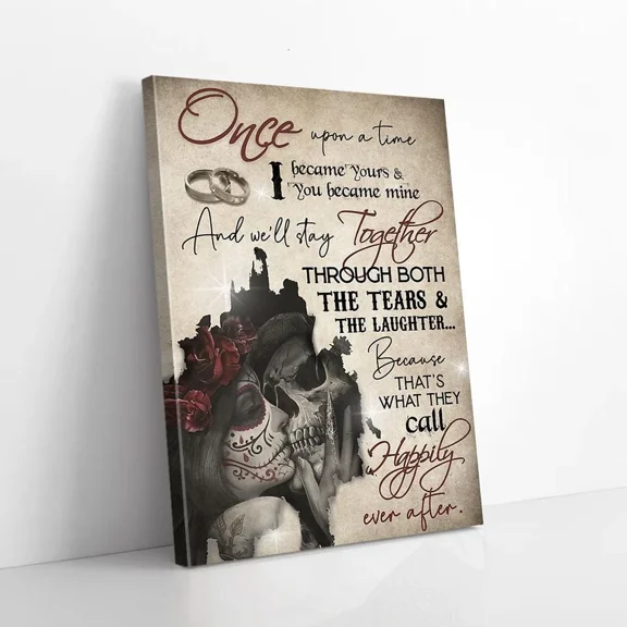 Kna Prints - Skull Once Upon A Time I Became Your Matte Unframed Prints For Home Or Office, Perfect Gift For Everyone, UNFRAMED-8x12