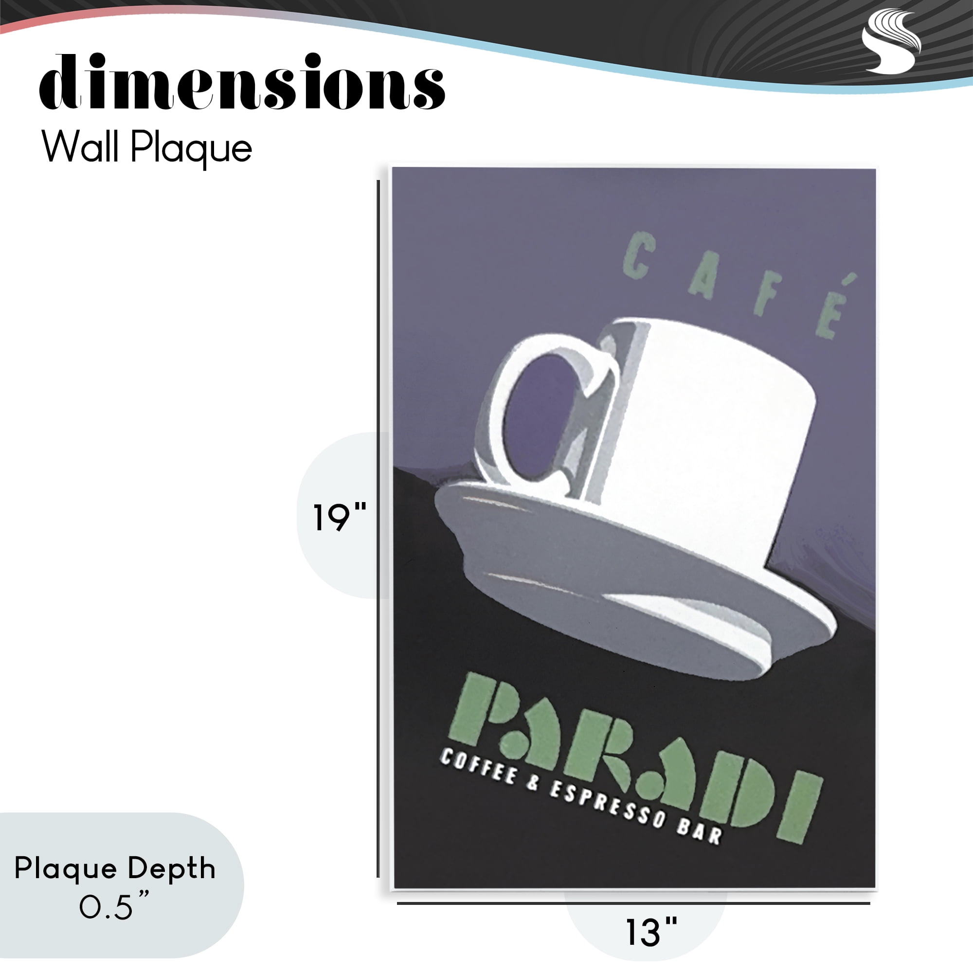 Stupell Industries Paradi Coffee & Espresso Wall Plaque Art, design by Jadei Graphics