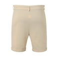 thumbnail image 4 of Mens Swim Trunks Big And Tall Solid Color Quick Dry Beach Wear Breathable Swim Trunks Shorts Swim Shorts Men Beige XXL, 4 of 5