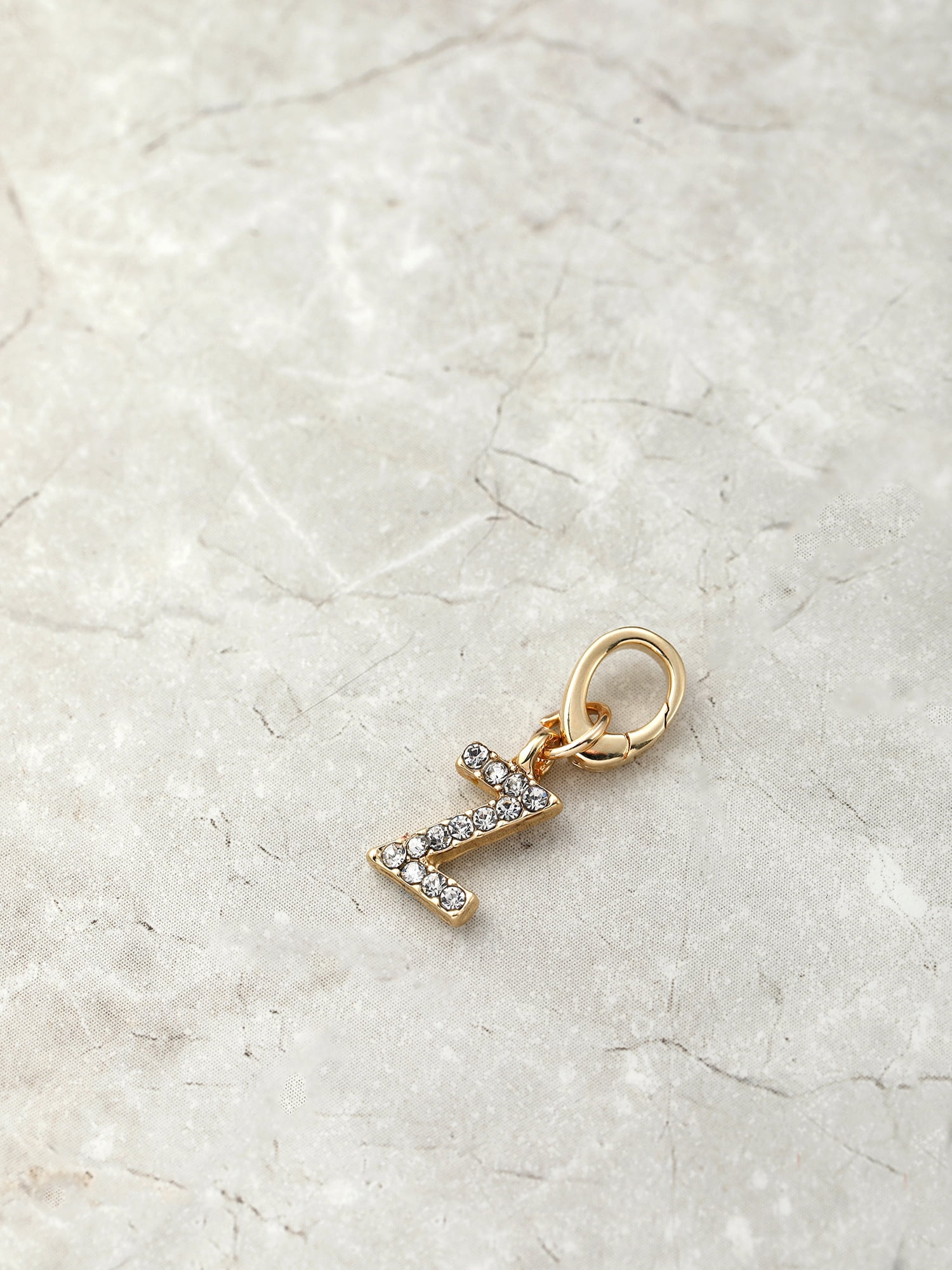 Time and Tru Women's Goldtone Initial Letter Charm, 1 Piece