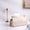 Off-white, variant on KYAIGUO Napkin Dispenser Leather Tissue Box Cover for Bathroom, Kitchen and Office Room Decor