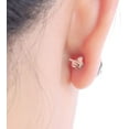 thumbnail image 3 of 925 Silver Hypoallergenic Earring Backs Replacements, 18K White Gold Plated Secure Push Earring Backs for Studs, 3 of 14