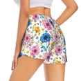 thumbnail image 3 of Fotbe Rose Flowers Womens High Waist Running Shorts Athletic Workout Quick Dry Shorts for Women with Pockets Gym Yoga Summer Shorts-Small, 3 of 9
