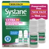 Systane Ultra Preservative Free Liquid Eye Drops for Dry Eye Relief and Daily Use, Twin Pack