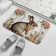 thumbnail image 4 of Easter Rabbit Decor Bunny Decor Farmhouse Bunny Decor Rustic Farmhouse Bath Mat,Bath Rug for Bathroom,Bath Mat Soft Non Slip Bath Rugs 20"x32", 4 of 8