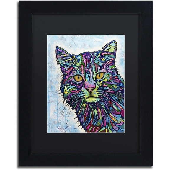 Trademark Fine Art "Diligence" Canvas Art by Dean Russo, Black Matte, Black Frame