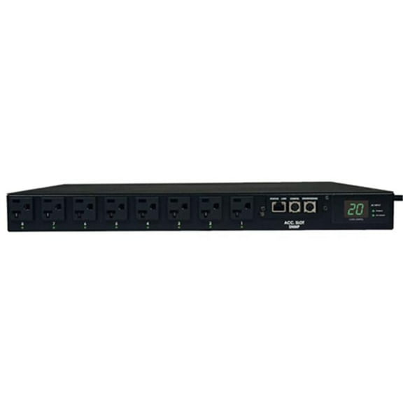 Metered  20A PDU - 16 x NEMA 5-15/20R - 2.4kVA - 1U  Rack-mountable