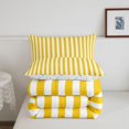 thumbnail image 5 of Erosebridal Modern Geometric Line King Size Comforter Sets,Mid-Century Striped Comforters King Size,Colorful Stars Reversible,3 Pieces,1 Comforter and 2 Pillowcases, 5 of 7