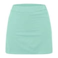 thumbnail image 4 of HVOBTTY Toddler A Line Mini Skirts Pants, Kid's Leisure Sports Short Skirts, Kids Girls Fashion Solid Color Loose High Waisted A Line Faux Two Piece Sweatpants Skirt Mint Green, 12 Years, 4 of 4