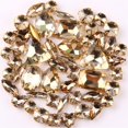 thumbnail image 1 of Yazoeia 50 Pcs Mix Shapes Sew On Crystal Rhinestone, Claw Flatback Crystal Rhinestones, Flatback Claw Setting Glass Sew On Crystal Rhinestone for DIY Crafts, Clothes, Costume, Dress, and, 1 of 5