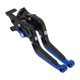 thumbnail image 1 of Palancas de freno y embrague cortas/largas Unique Bargains para YAMAHA MT-03 18-22, palanca de freno ajustable en 6 posiciones, aleación de aluminio, mango negro con extremo azul, 1 of 7