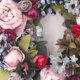 thumbnail image 5 of Corona de flores de peonía artificial,Coronas de primavera de peonía para puerta de entrada, coronas de verano de rosas exteriores,Decoraciones de puerta de entrada, decoración de pared, 5 of 5